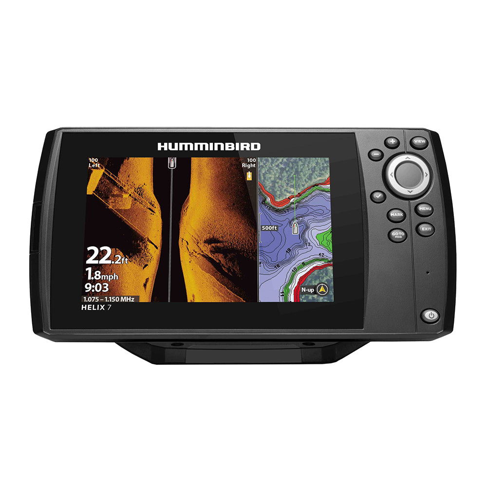 Humminbird HELIX 7 CHIRP MEGA SI GPS G4 Fishfinder with MEGA Imaging and Built-in GPS - 411620-1
