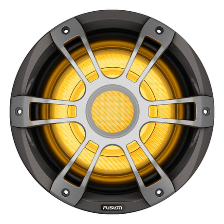 Fusion Signature Series 3i 12-Inch CRGBW Marine Subwoofer - Grey with LED Illumination - 010-02775-11