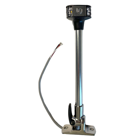 Attwood LightArmor Fold-Down Anchor/Masthead Light - 12" - 12V - 7812-S-7