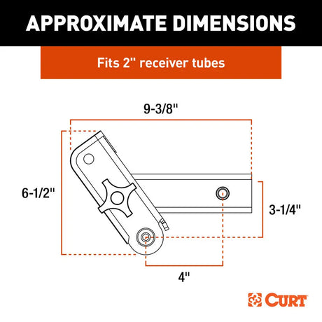 CURT ActiveLink 2" Receiver Shank - Up to 5000 lbs