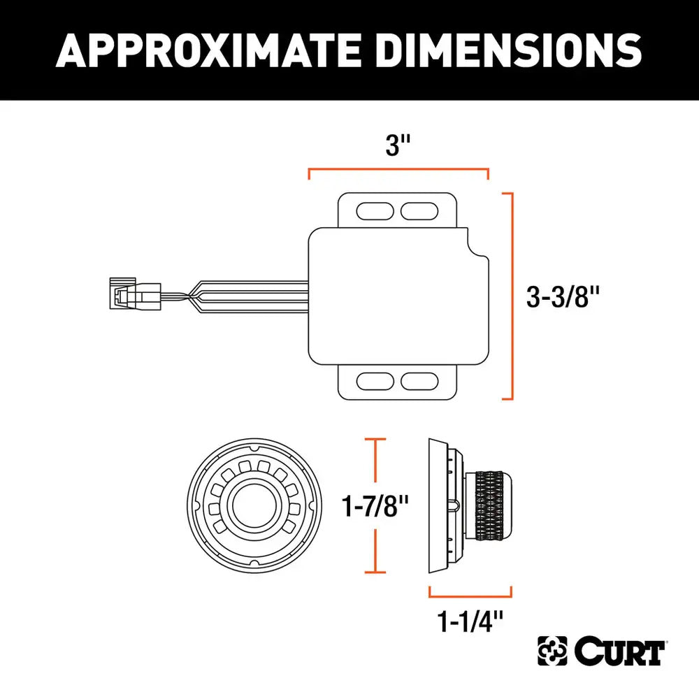 CURT Spectrum Brake Control In-Dash Mount