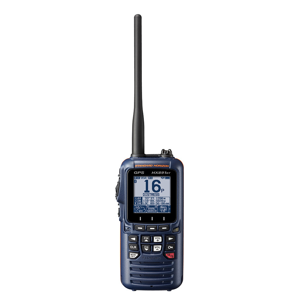 Standard Horizon HX891BT Handheld VHF w/Bluetooth - Navy Blue -  HX891BTNB