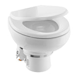 Dometic MasterFlush MF 7120 - White - Electric Macerating Toilet w/Orbit Base & Slow Close Seat - Freshwater - 12V