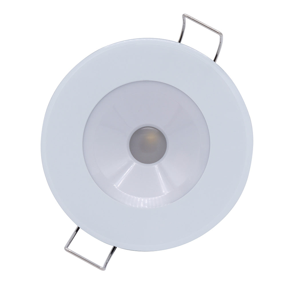 Lumitec Illusion Flush Mount LED Down Light - Spectrum RGBW - Warm White - 117125