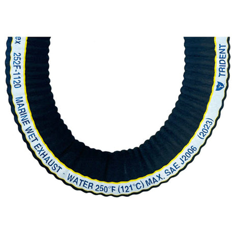 Trident Marine 3" Extra-Flex Corrugated Marine Wet Exhaust Hose - Sold by the Foot - 252F-3006-FT