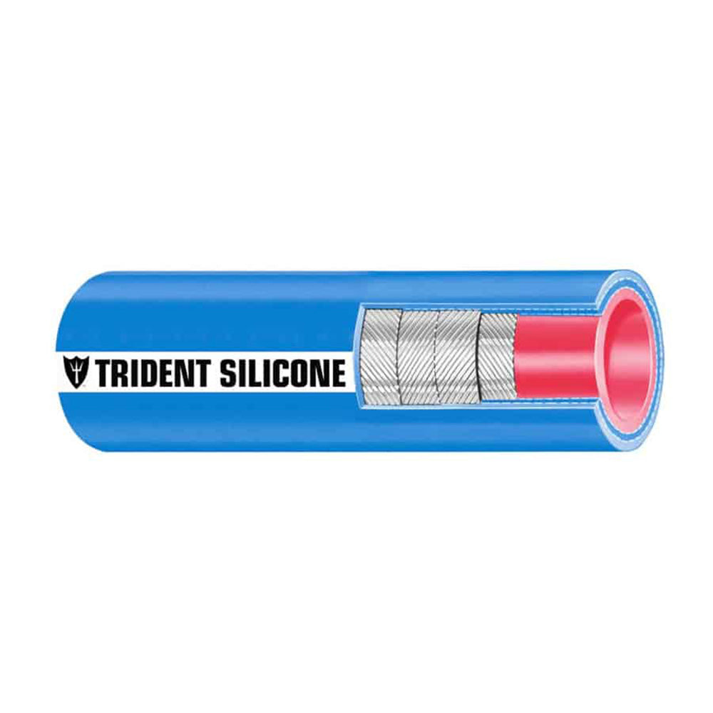 Trident Marine 2" x 36' Blue Silicone Wet Exhaust Hose - 202V2000-36