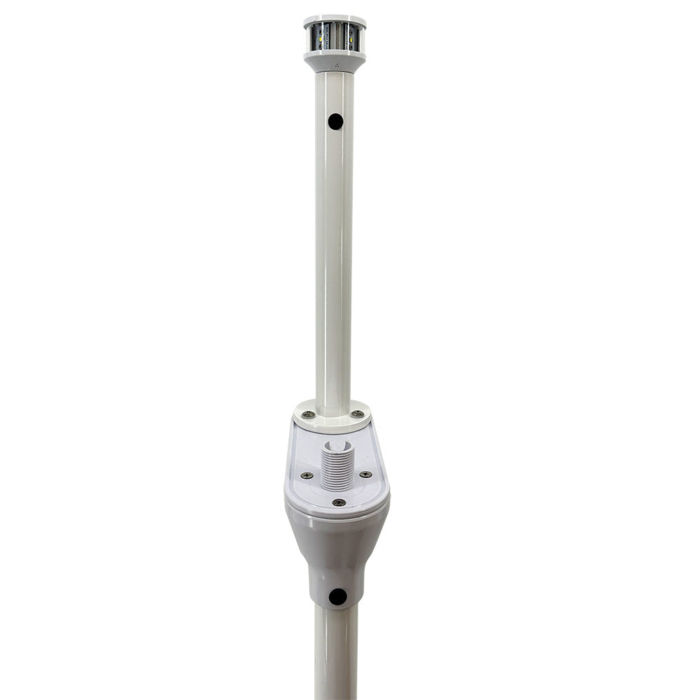 Seaview C5 Certified Light Bar Top w/LTBLED12 Masthead Light & Threads f/GPS - LTBU1ALED12C5