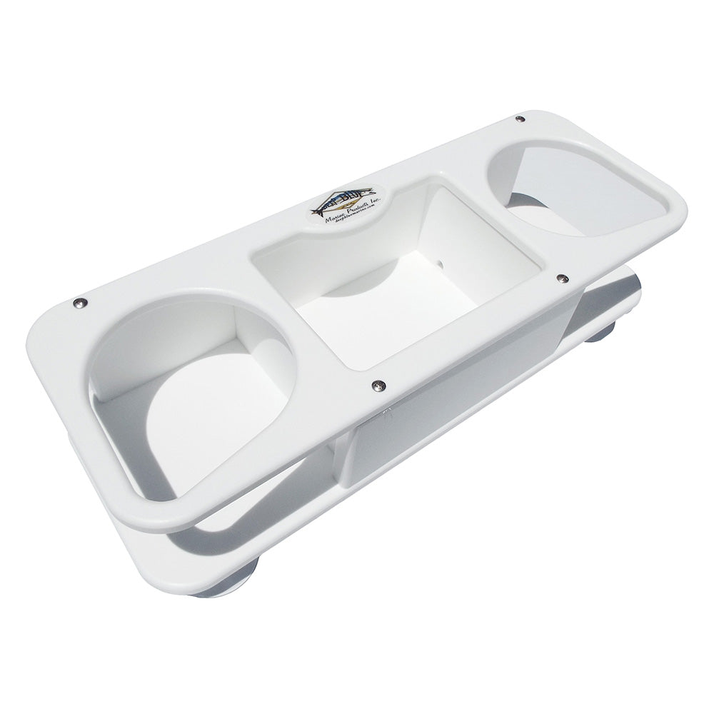 Deep Blue Marine MB-2 Double Cup Holder w/Suction Cups - MB-2