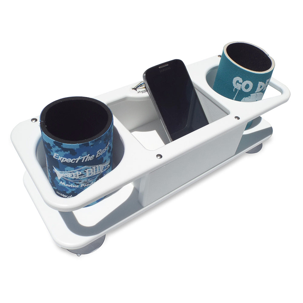 Deep Blue Marine MB-2 Double Cup Holder w/Suction Cups - MB-2