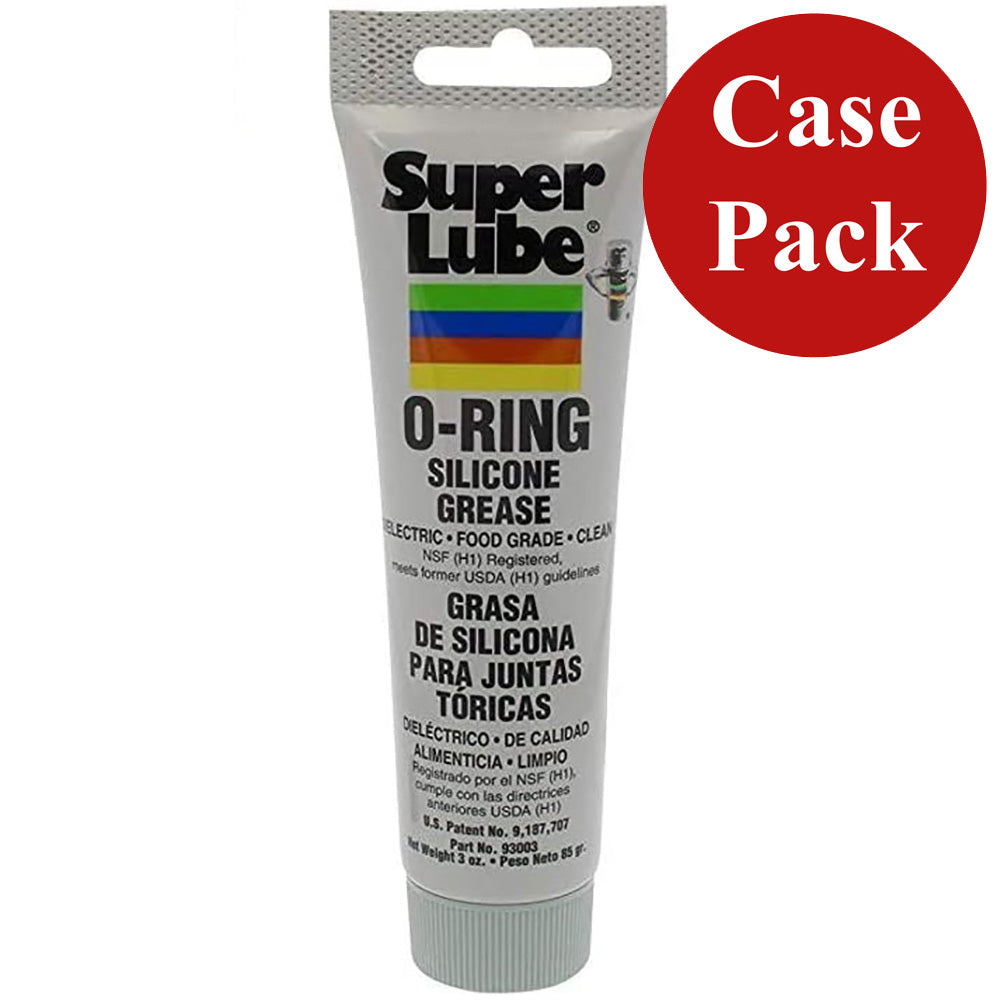 Super Lube O-Ring Silicone Grease - 3oz Tube *Case of 12