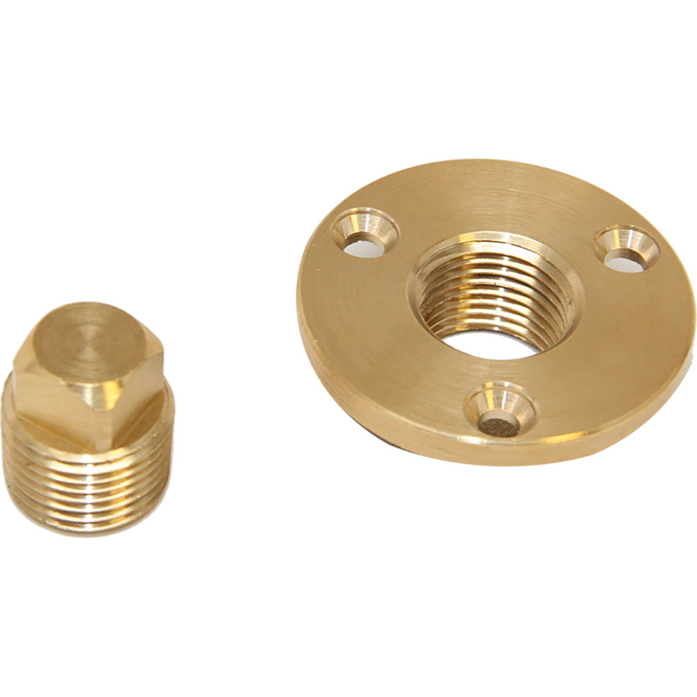 Sea-Dog Garboard Drain & Plug - Machined Bronze