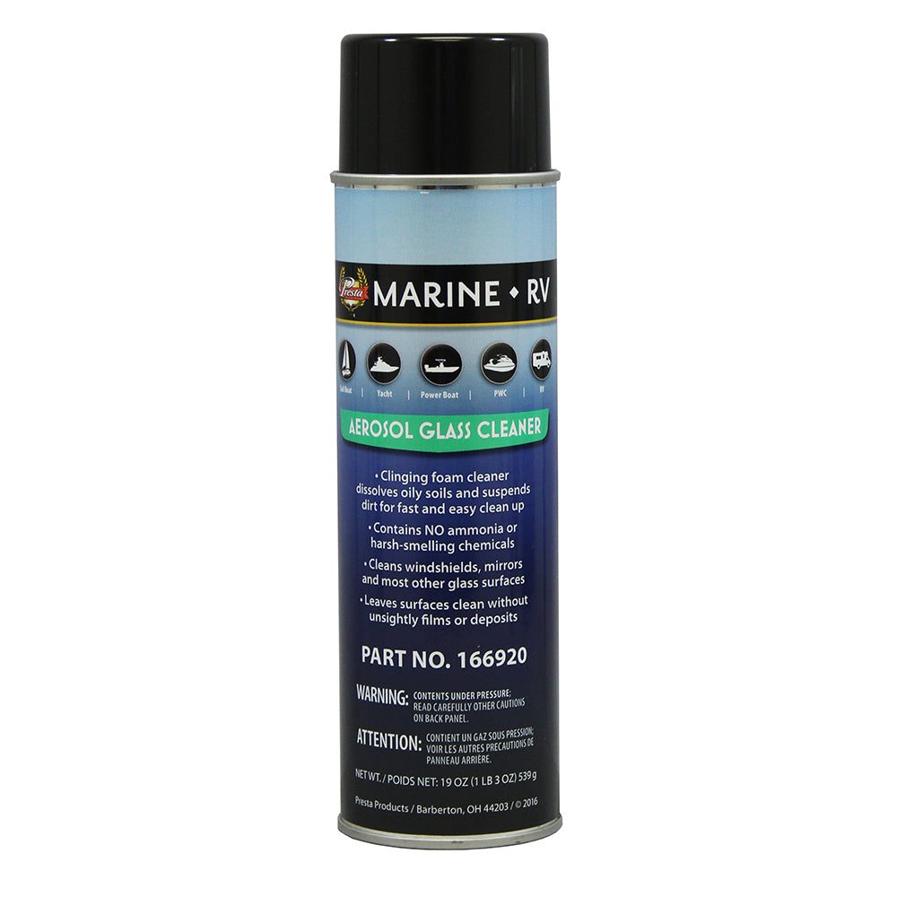 Presta Marine Ammonia Free Aerosol Glass Cleaner - 19oz - 166920