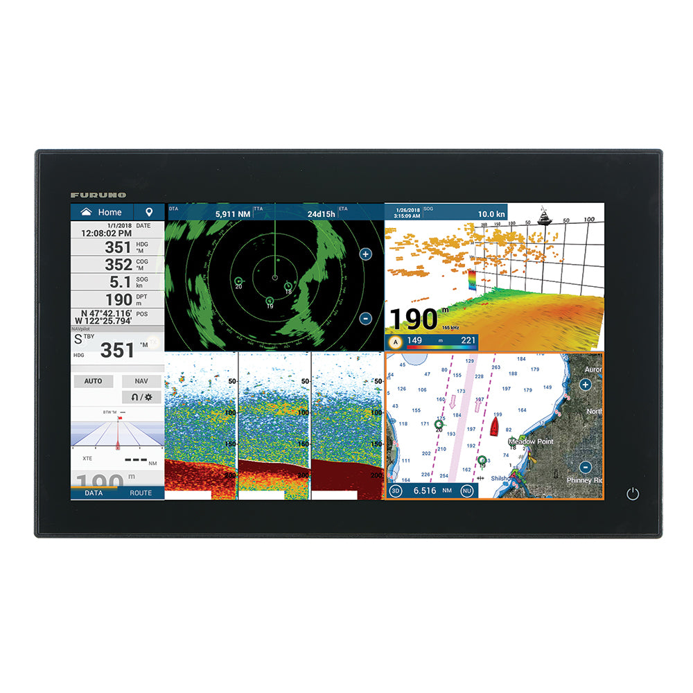 Furuno NavNet TZtouch3 16" MFD w/1kW Dual Channel CHIRP™ Sounder & Internal GPS - TZT16F - TZT16F