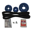 Balmar Pulley Kit, Westerbeke 18, 21A, 27A, 35B, 38B, 42B - 48-WSP-18