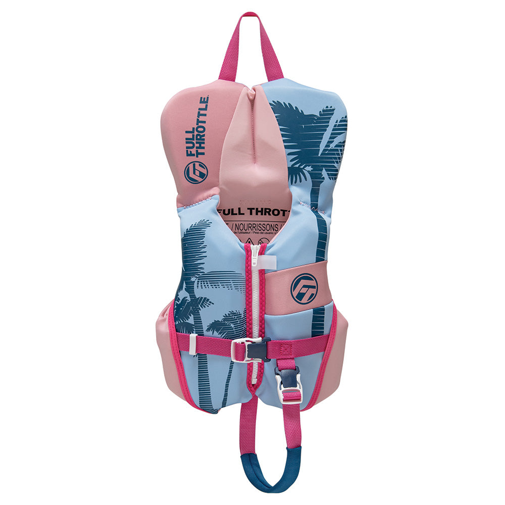 Full Throttle Infant Rapid-Dry Flex-Back Life Jacket - Pink - 142200-105-000-25