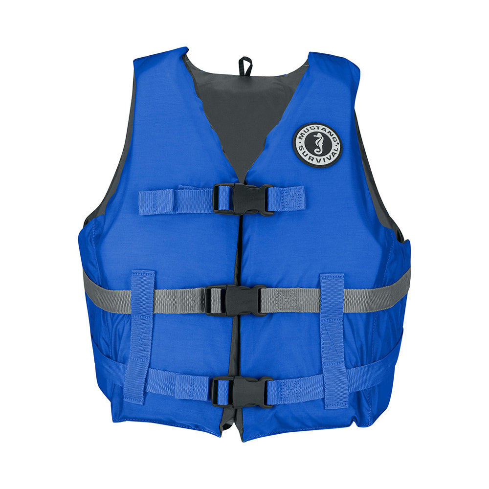 Mustang Livery Foam Vest - XL/XXL - Blue - MV7010-131-XL/XXL