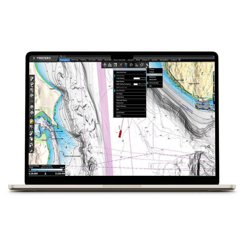 Nobeltec TZ Professional Additional Workstation digital license for multi-PC marine navigation integration on Windows PC