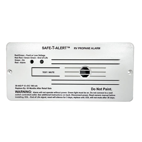 Safe-T-Alert 30 Series 12V RV Propane Alarm - White - 30-442-P-WT