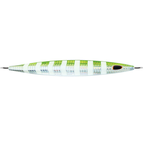 Williamson Kensaki 120 Jig - 5.25" - 4.25oz - UV Green Sardine Zebra - KSJ120UVGSZ