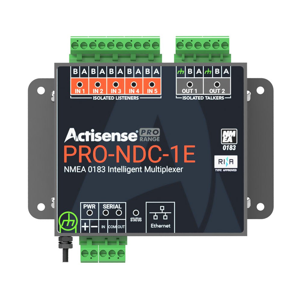 Actisense Pro NMEA 0183 Multiplexer – 5 Inputs, 2 ISO - Drive Outputs, Ethernet & Serial Connections - PRO - NDC - 1E - Anchor Express