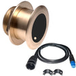 Airmar B175M Bronze 12 Degree Thru - Hull Transducer for Garmin – 1kW Power, Medium Frequency 85 - 135 kHz with 8 - Pin Connector - B175C - 12 - M - 8G - Anchor Express
