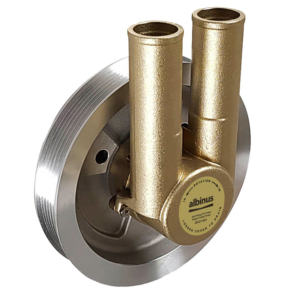 Albin Group Engine Cooling Pump f/Volvo Gas Serpentine Belt 1 Groove - Models 4.3/5.0/5.7 - Anchor Express