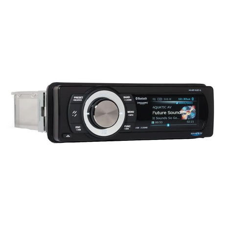 Aquatic AV MP5+ Stereo (Adventure+ Series) Waterproof Marine Audio System with 3 - Color LCD and Sirius XM Compatibility - MP521 - Anchor Express