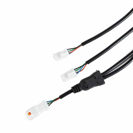 Aquatic AV RGB HRB Y-Adapter LC124R1 with 1 female and 2 male RGB HRB connectors for marine and RV use