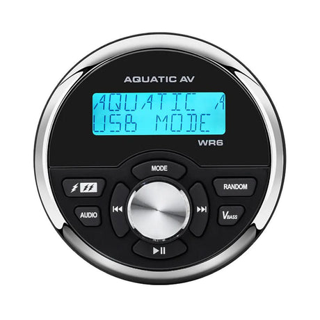 Aquatic AV WR6 Wired Remote Control for 6 - Series Marine and Outdoor Audio - WR600 - Anchor Express