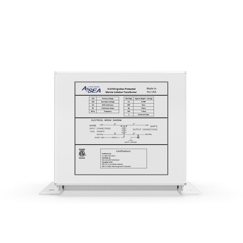 ASEA Power Systems 12 kVA Marine Isolation Transformer - Safe, Reliable Power for Vessels - 634103 - Anchor Express