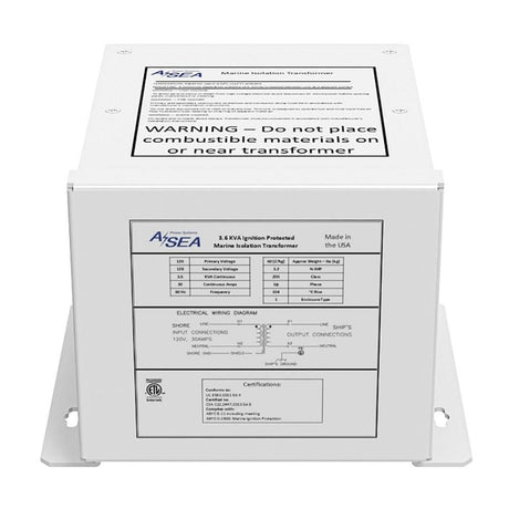 ASEA Power Systems 12 kVA Marine Isolation Transformer - Safe, Reliable Power for Vessels - 634103 - Anchor Express