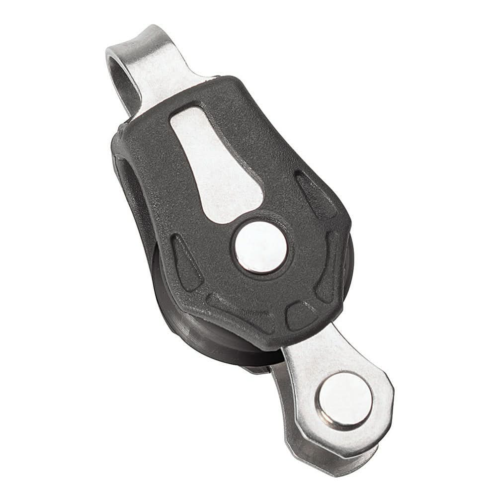Barton Marine Size 0 20mm Plain Bearing Pulley Block Single Fixed Eye & Becket - Anchor Express