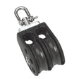 Barton Marine Size 3 45mm Plain Bearing Pulley Block Double w/Swivel - Anchor Express