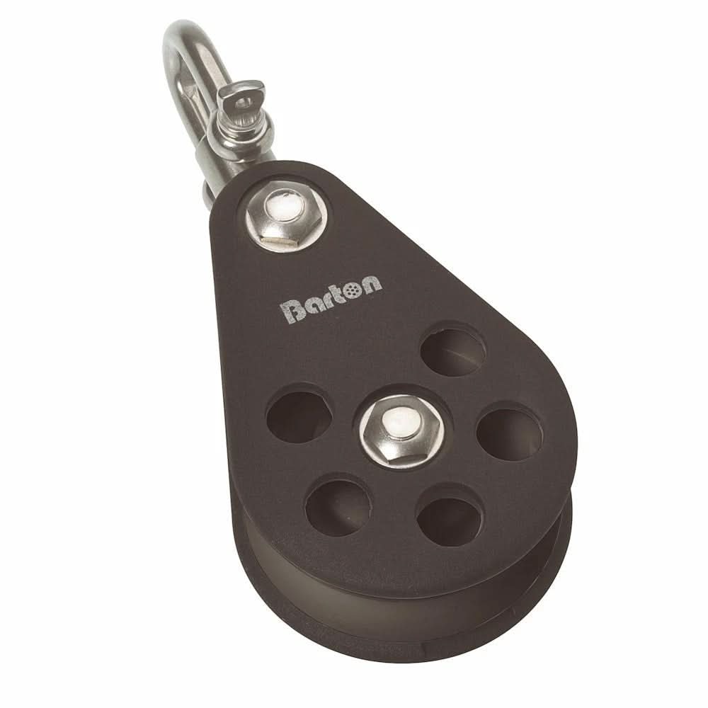 Barton Size 5 54mm Plain Bearing Pulley Block Single Block Swivel - Anchor Express