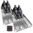 Bennett Marine BOLT 14x20 Dual Electric Trim Tab System with One Box Indication Unit - BOLT1420HD - OBI - Anchor Express