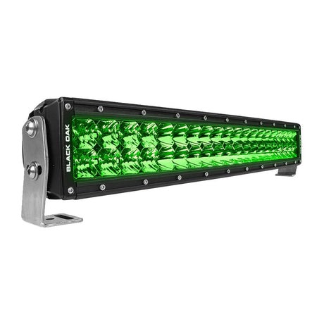 Black Oak Curved Double Row Combo Green Hog Hunting 20" Pro Series 3.0 LED Light Bar - Anchor Express