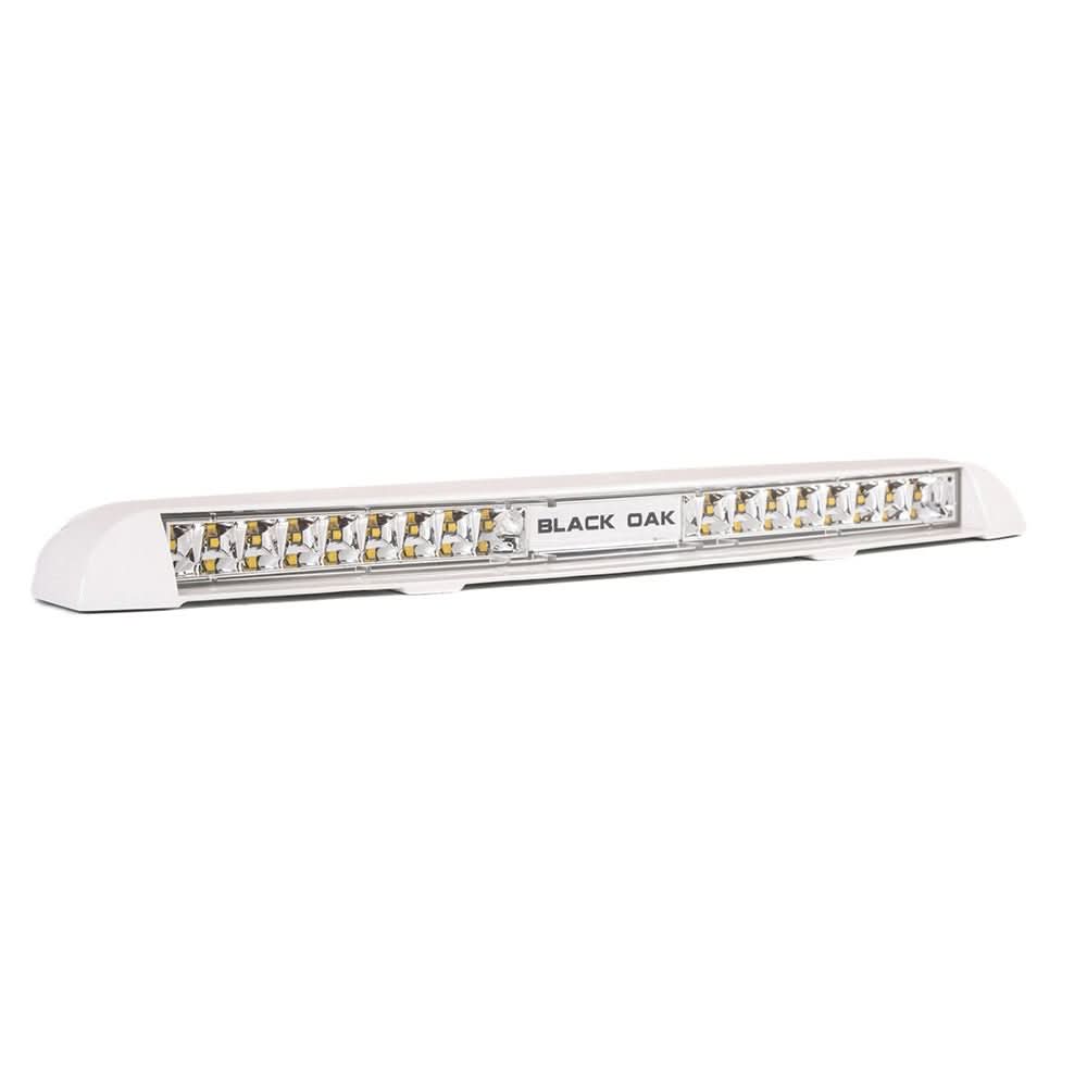Black Oak Low Profile Marine Bar - Flood - White - Anchor Express