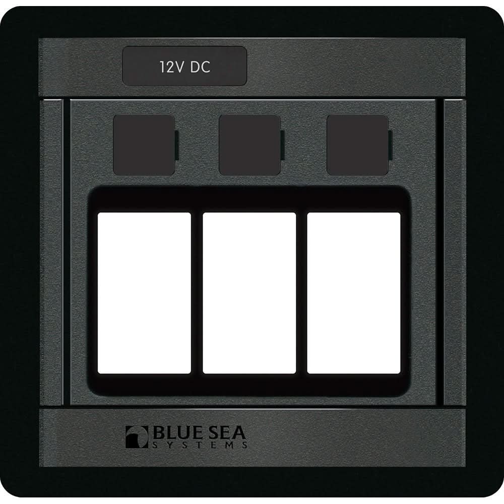 Empty Switch Controller Blue Sea 1520 Remote Control Switch - 360 Panel - 3 Blank – Anchor Express