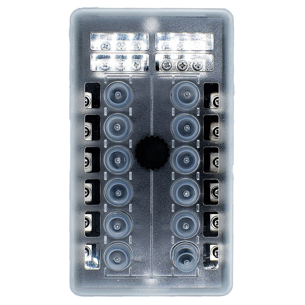 Bluewater 12 - Position Beaker Block with Cover * Marine - Grade Circuit Breaker Panel - 3200 - 2001 - 012 - Anchor Express