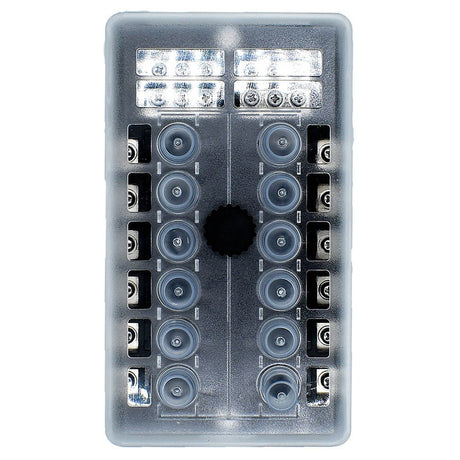 Bluewater 12 - Position Beaker Block with Cover * Marine - Grade Circuit Breaker Panel - 3200 - 2001 - 012 - Anchor Express