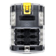 Bluewater 6 & 12 - Position ATC Fuse Block with Yellow Slide for Marine and RV Applications - 3200 - 3003 - 006 - Anchor Express