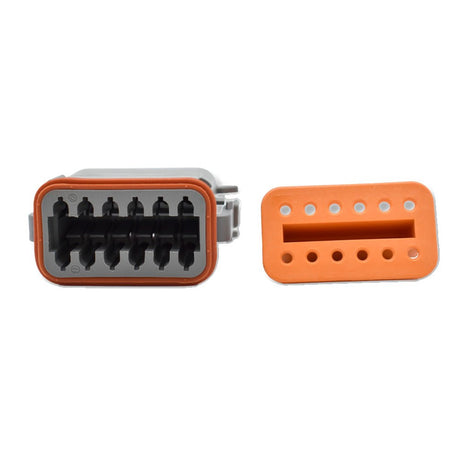 Bluewater DT06 - 12S 12 - Position Female Deutsch Connector with Wedge Lock - DT06 - 12S - Anchor Express