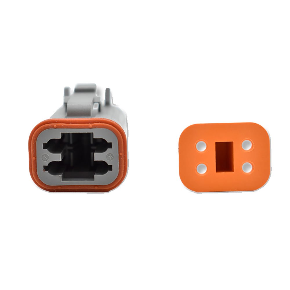 Bluewater DT06 - 4S 4 - Position Female Deutsch Connector with Wedge Lock - DT06 - 4S - Anchor Express