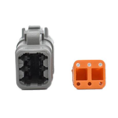 Bluewater DTM06 - 6S 6 - Position Female Connector with Wedge Lock for Reliable Marine and Automotive Wiring - DTM06 - 6S - Anchor Express