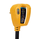 Camco Power Grip RV 12 - Inch 30Amp Circuit Analyzer Dogbone with Integrated Surge Protection - 55461 - Anchor Express