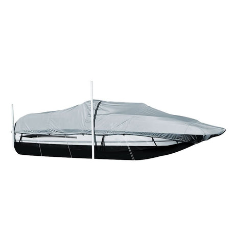 Carver Performance Poly - Guard Styled - to - Fit Boat Cover f/20.5' Sterndrive Deck Boats w/Walk - Thru Windshield - Grey - Anchor Express