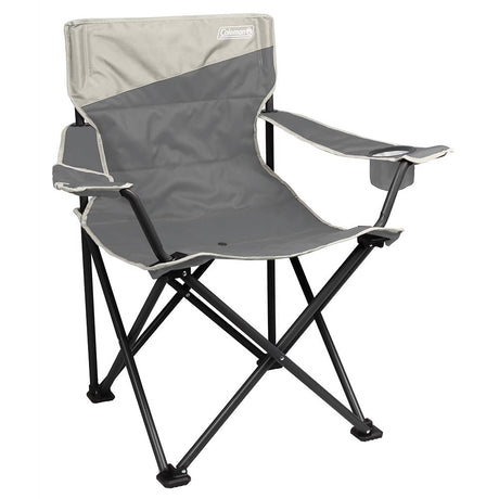 Coleman Big & Tall Quad Camping Chair in Grey - Heavy Duty Support for Up to 600 lbs - 2178363 - Anchor Express