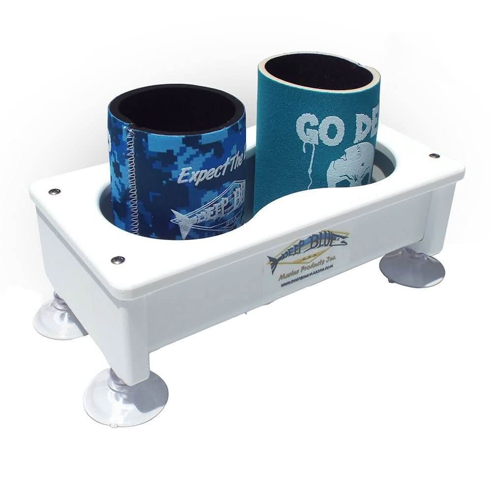 Deep Blue Marine Double Cup Holder/Storage Box - DH - 2 - Anchor Express