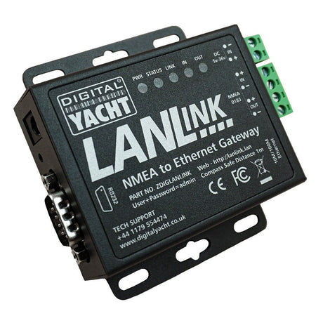 Digital Yacht LANLink NMEA 0183 To Ethernet Gateway - ZDIGLANLINK - Anchor Express