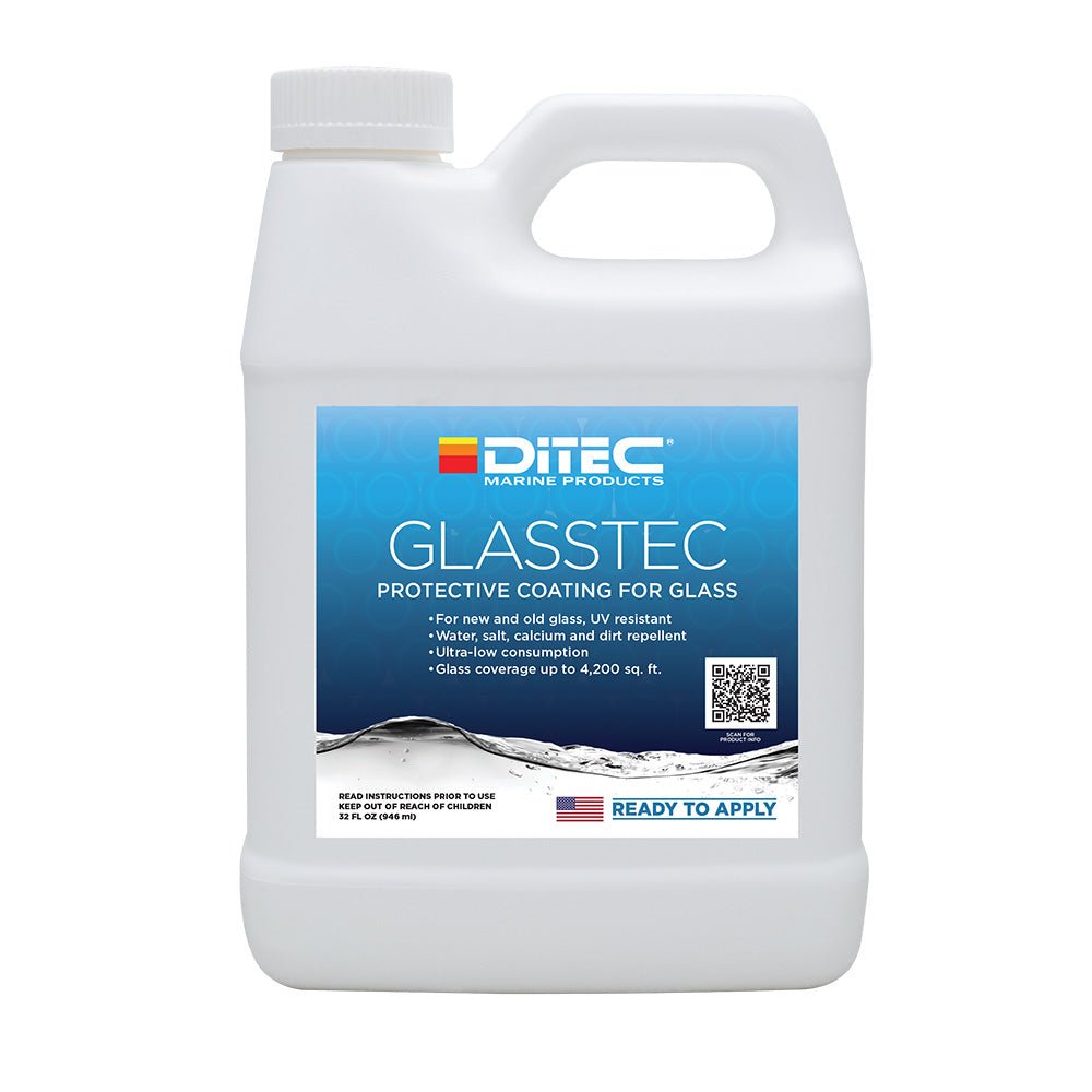 DiTEC Glasstec 32oz Hydrophobic Glass Coating for Long - Lasting Protection - VJ - KP9Y - E4G5 - Anchor Express
